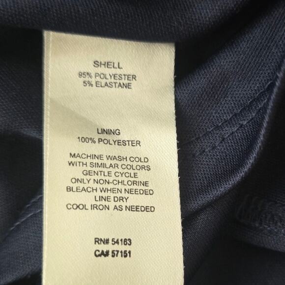 Eliza J Classic Black White Floral Knee Length Women's Dress 16W - Picture 5 of 5